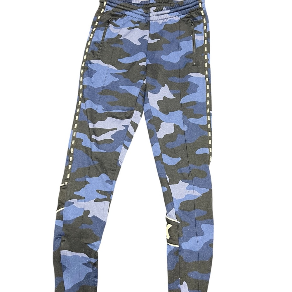 PINK Victoria's Secret Blue Camo Joggers